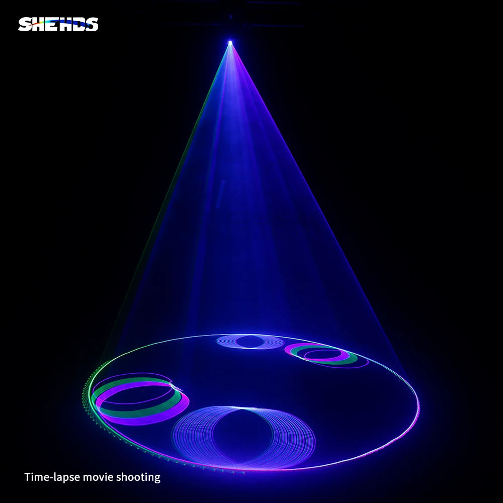 SHEHDS Waterproof 3W RGB Pattern Animation Par Light IP65 Outdoor Lamp for DJ Concert