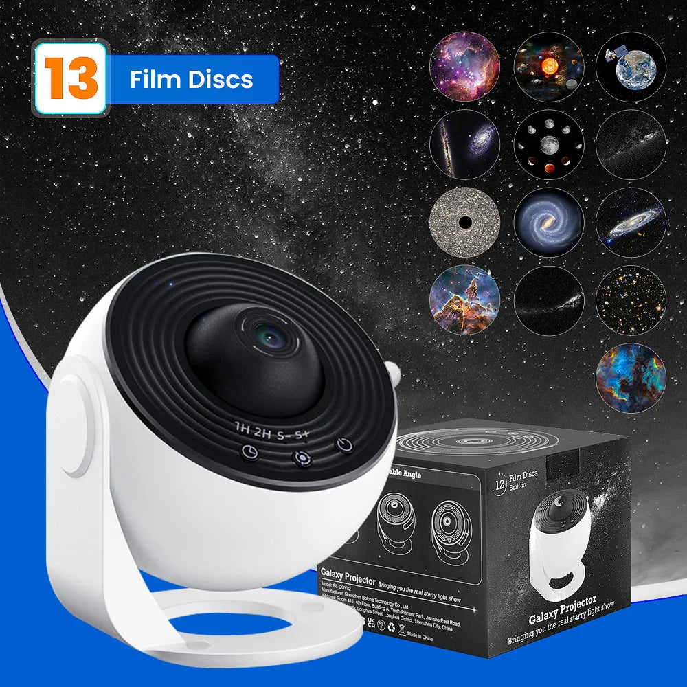 Mexllex HD Starry Sky Globe Galaxy Projection Night Light