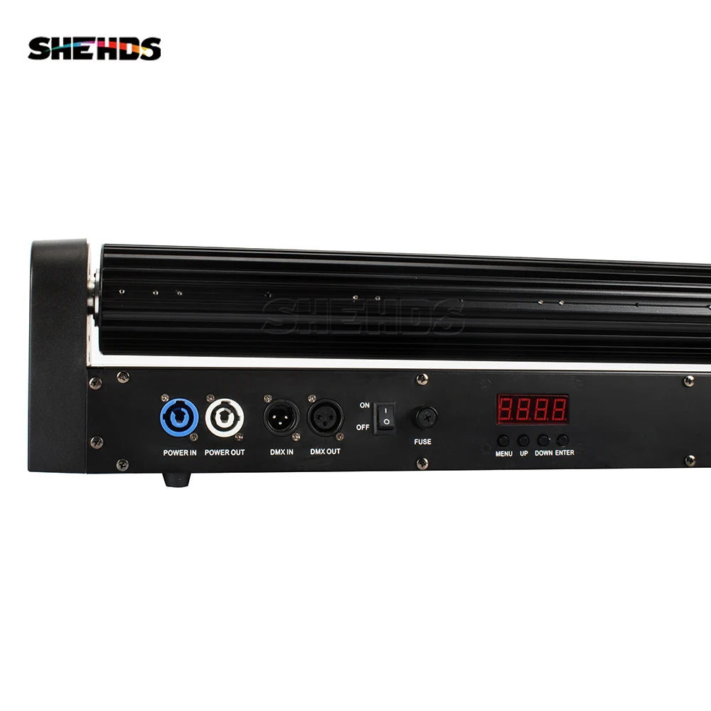 SHEHDS 2/4/8PCS Beam LED 8x12W RGBW Bar Moving Head Stage Lighting DMX512 For DJ Disco Party Night Club Stage Equipment