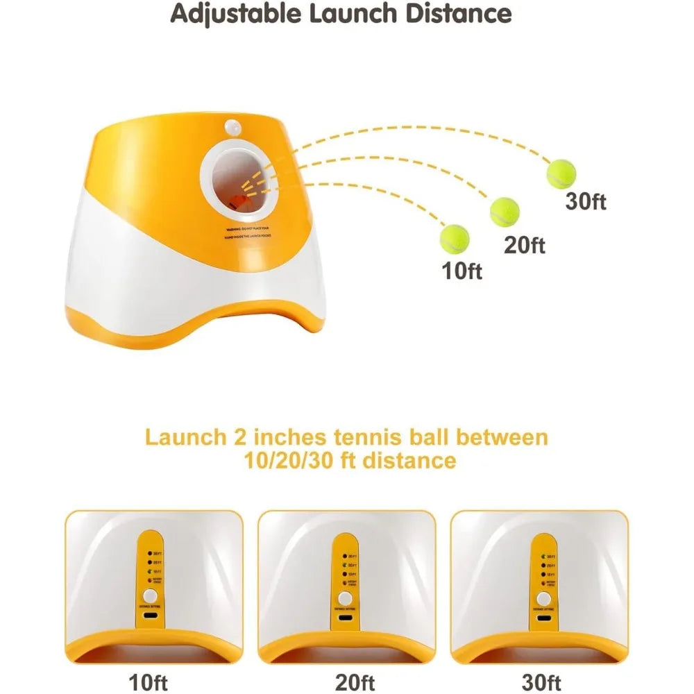 Ball Launcher For Dogs With 12 Tennis Ball, Ball Launcher, Dog Toys
