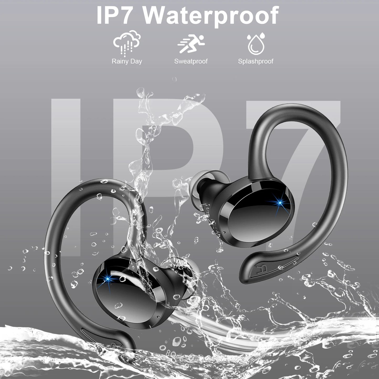 Wireless Noise Cancelling Sports Earbuds