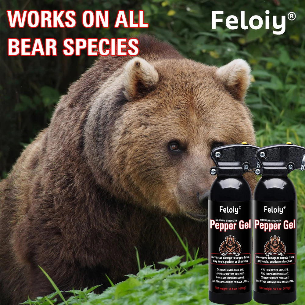 470ml Bear Spray Self-Defense Super Strength Deterrent