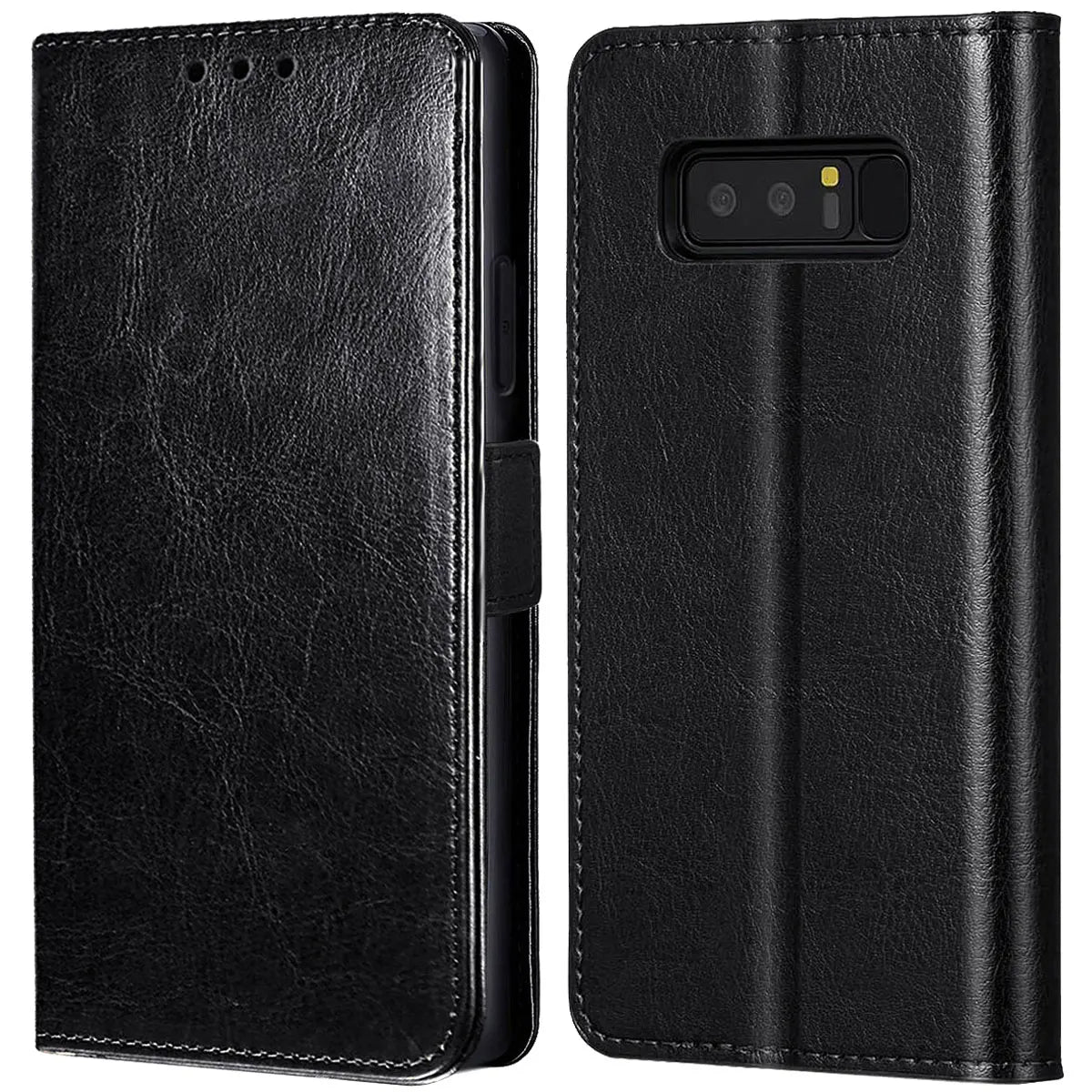For Samsung Galaxy Note 8 Phone Leather Case Shockproof Wallet Card Slot Pouch Holder Kickstand Flip Cover
