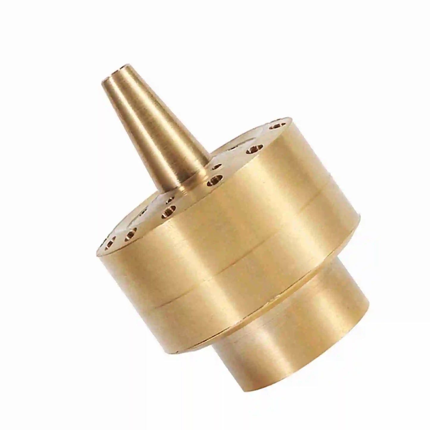 3/4" Brass Column Garden Pond Fountain Water Nozzle Sprinkler Spray Head Gold
