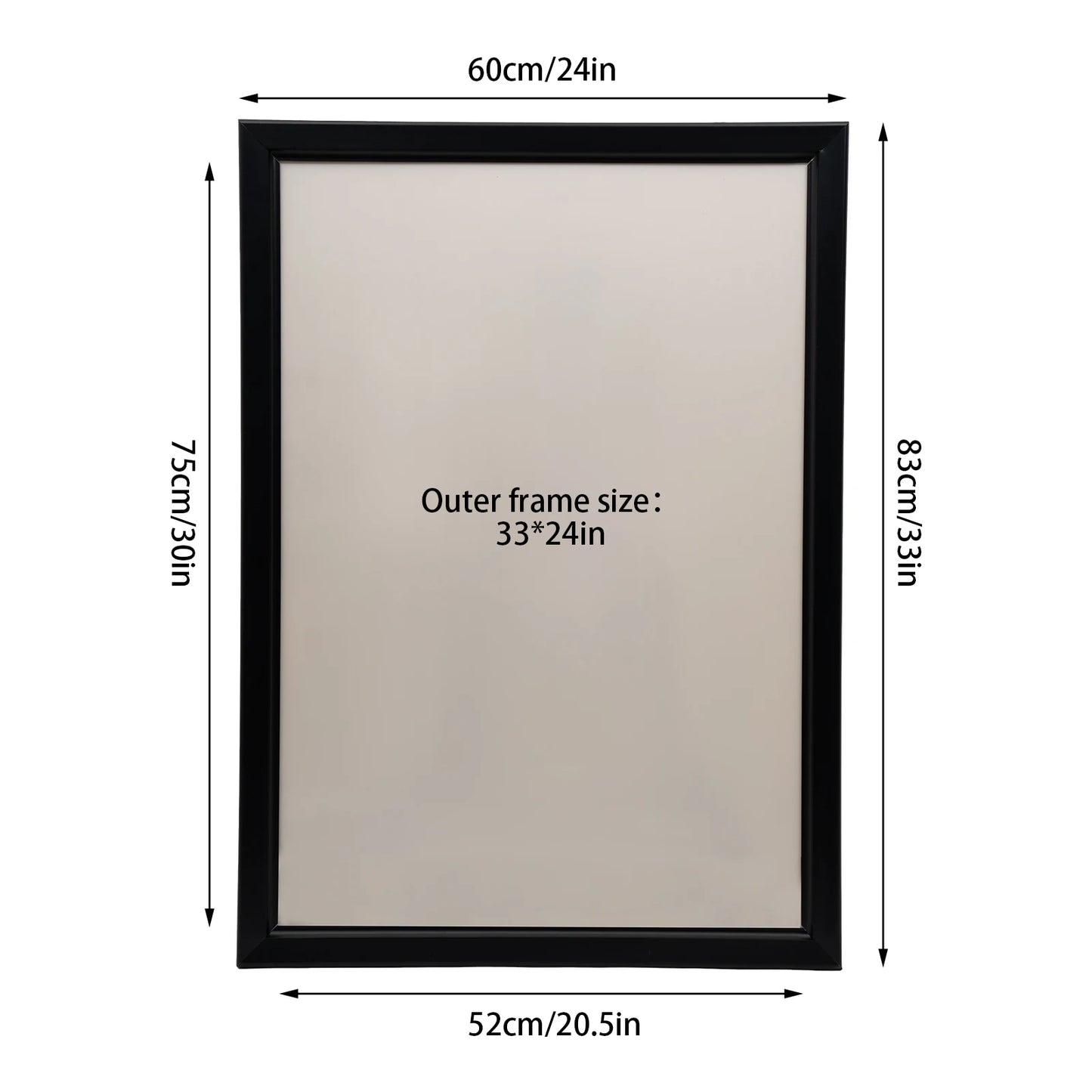 New LED Backlit Movie Poster Frame Slim Snap Aluminum LED Light Box for Poster Ad Menu/Commercial Sign Menu Display