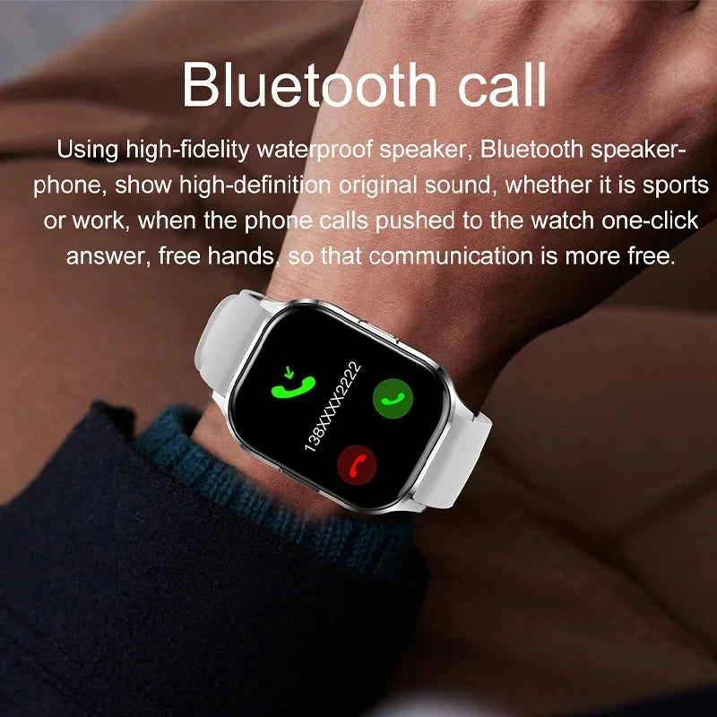 2024 Latest Men's and Women's Electronic Watches 5.3 Bluetooth Call Sports Fitness Heart Rate Monitoring Function Couple Watch
