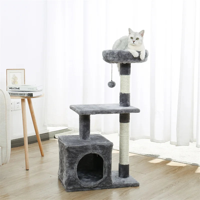 Cat Tree Small Cat Tower Cat Condo for Indoor Cats