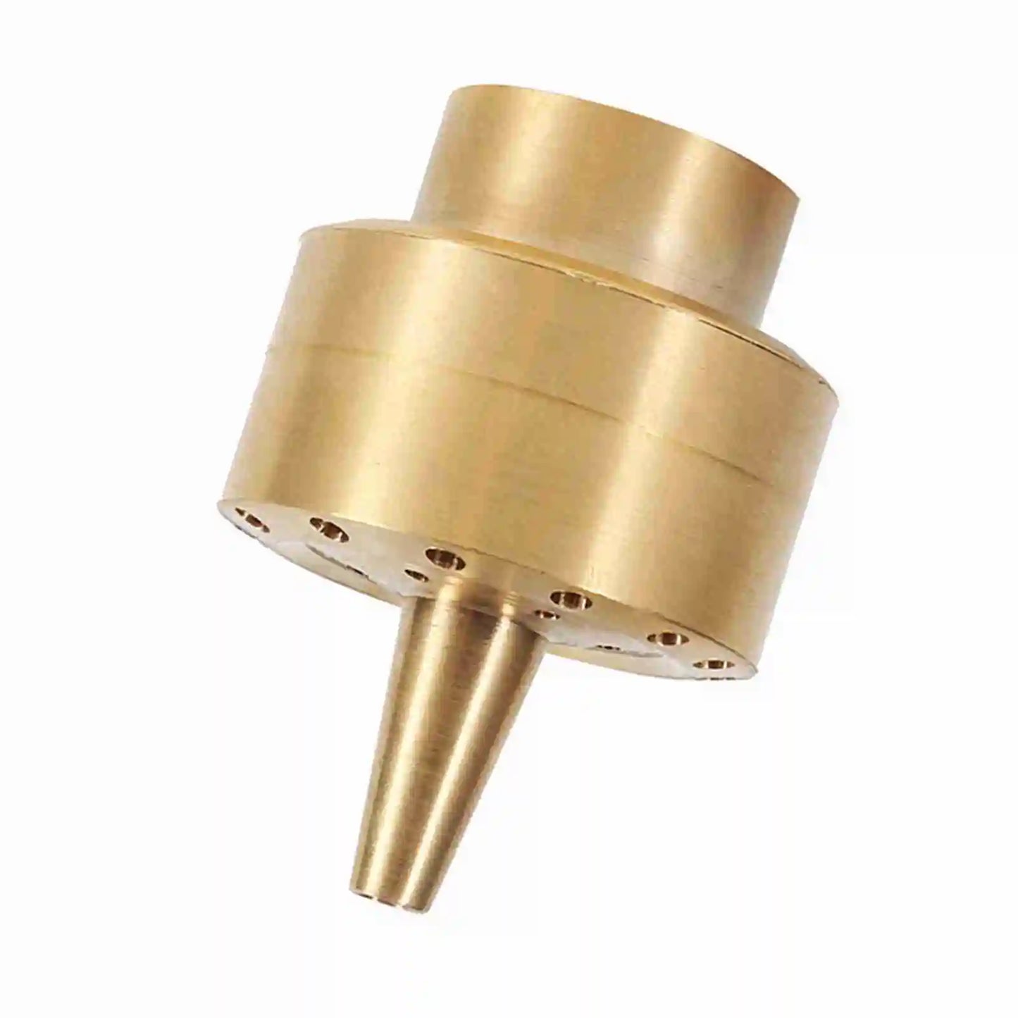 3/4" Brass Column Garden Pond Fountain Water Nozzle Sprinkler Spray Head Gold