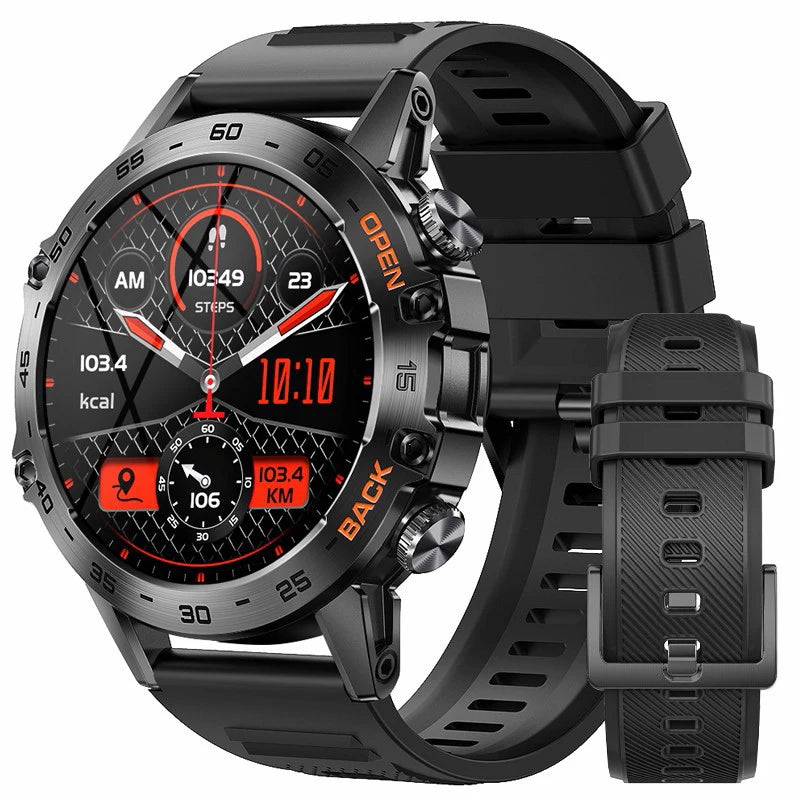 LIGE Smartwtach For Men Bluetooth Calling Waterproof Watches Health Monitoring 400mAh Outdoor Sport Smartwatch Man Reloj Hombre