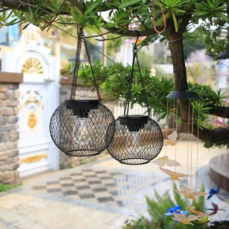 Outdoor Solar Hanging Light, Outdoor Solar Garden Lights, Hanging Light, Garden Decorative Lighting, Waterproof Tree Light