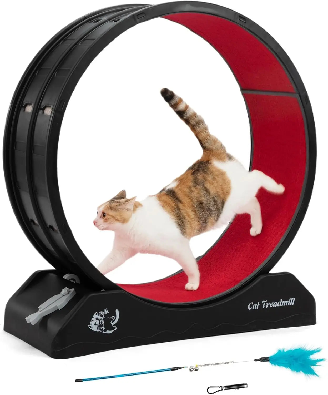 Cat Exercise Wheel Cat Treadmill with Locking Mechanism
