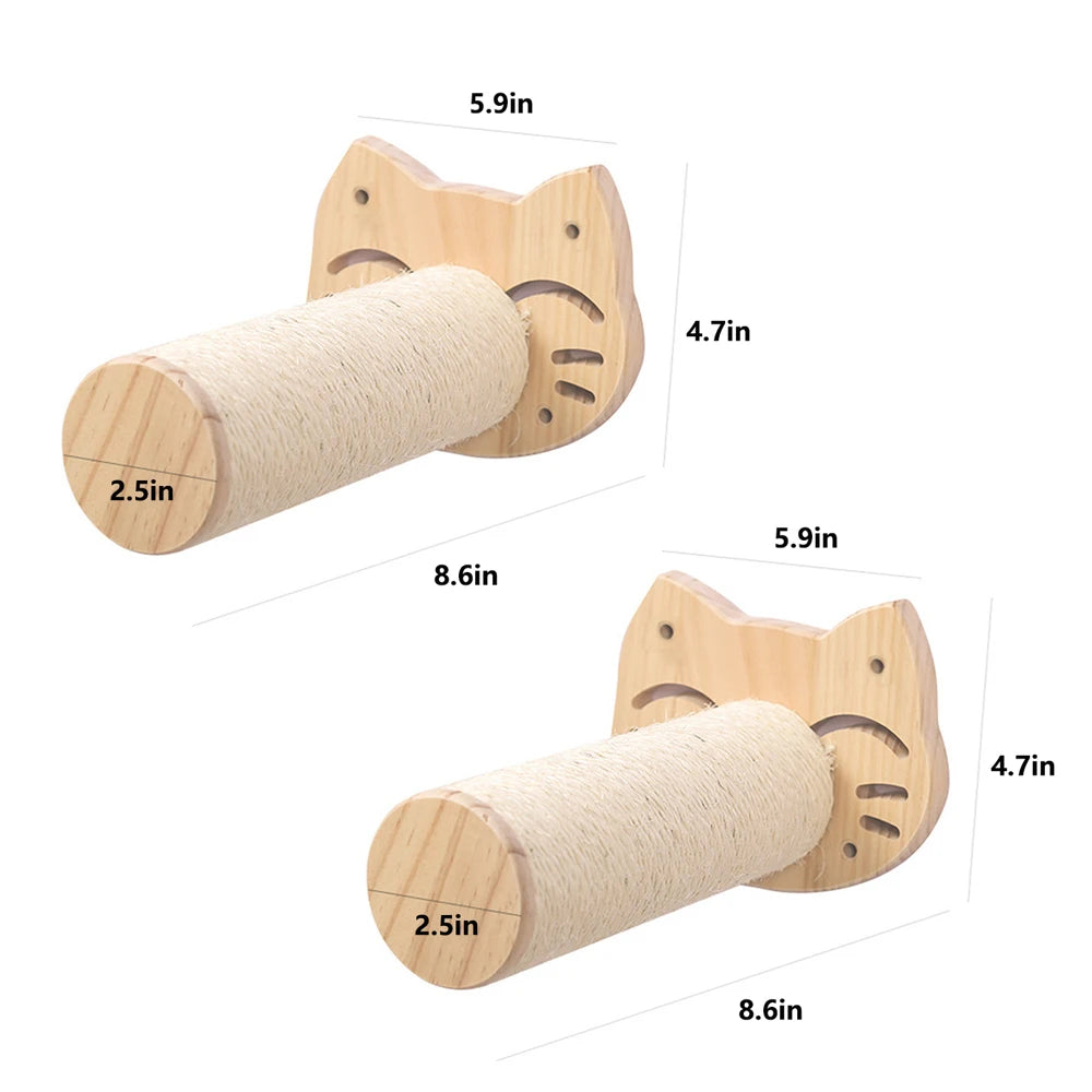 Cat Shelf Wall Hammock Climbing Shelves Moon Shaped Perches