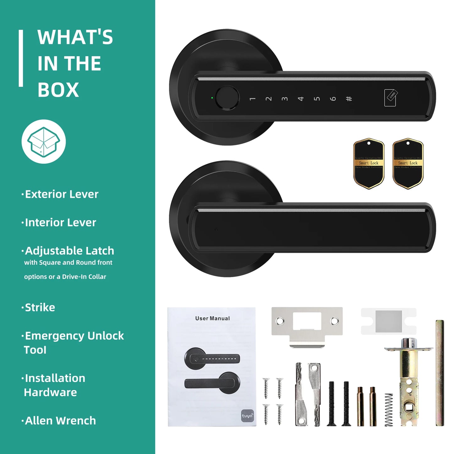 Viladepot Smart Lock Fingerprint Door Lock App Remote Control