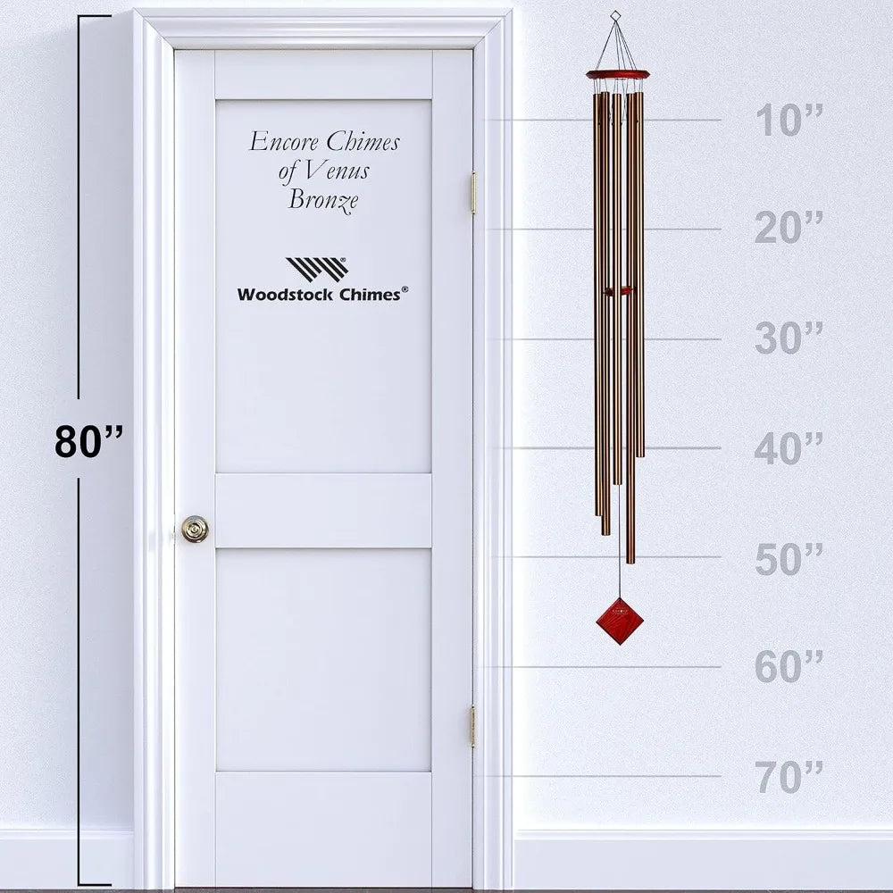 Wind Chimes of Venus Wind Chimes for Outside, 58" Bronze Large Deep Tone Wind Chime Décor for Outdoor Garden, Patio, Porch