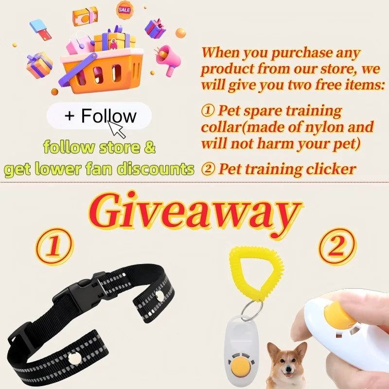 YHLC Automatic Anti Barking Dog Collar Rechargeable Bark Stopper