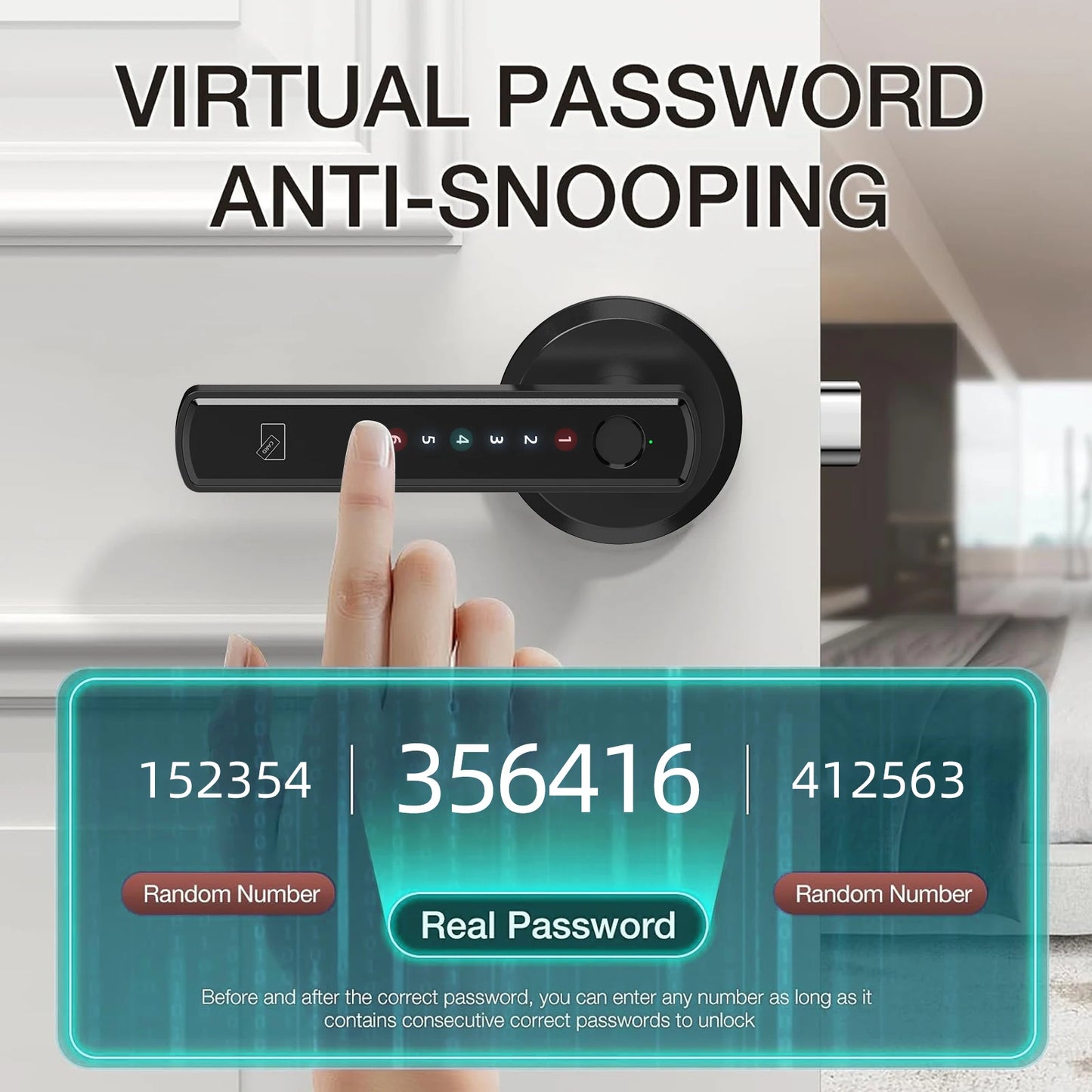 Viladepot Smart Lock Fingerprint Door Lock App Remote Control