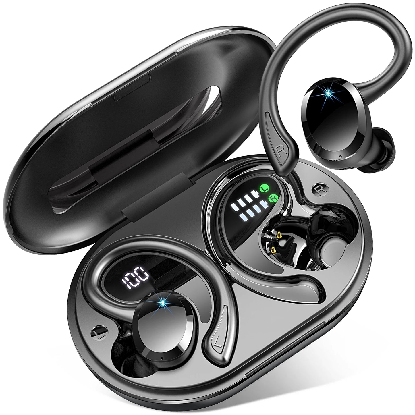 Wireless Noise Cancelling Sports Earbuds