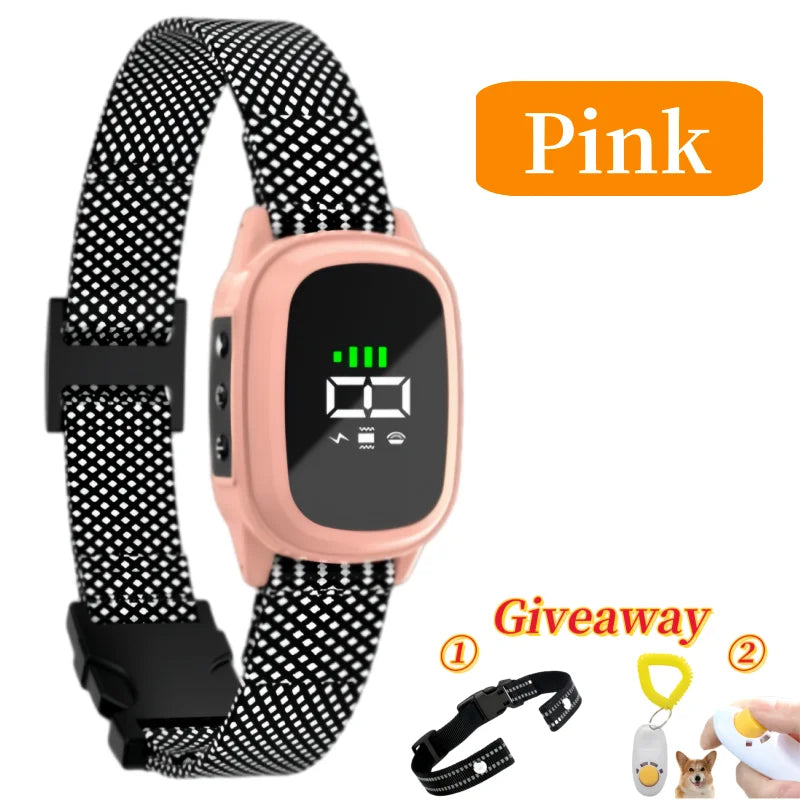 YHLC Automatic Anti Barking Dog Collar Rechargeable Bark Stopper