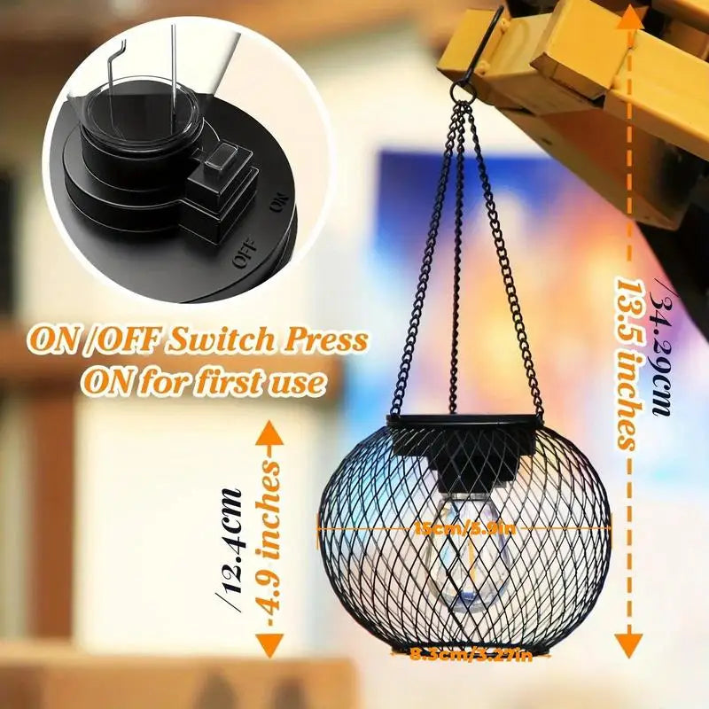 Outdoor Solar Hanging Light, Outdoor Solar Garden Lights, Hanging Light, Garden Decorative Lighting, Waterproof Tree Light