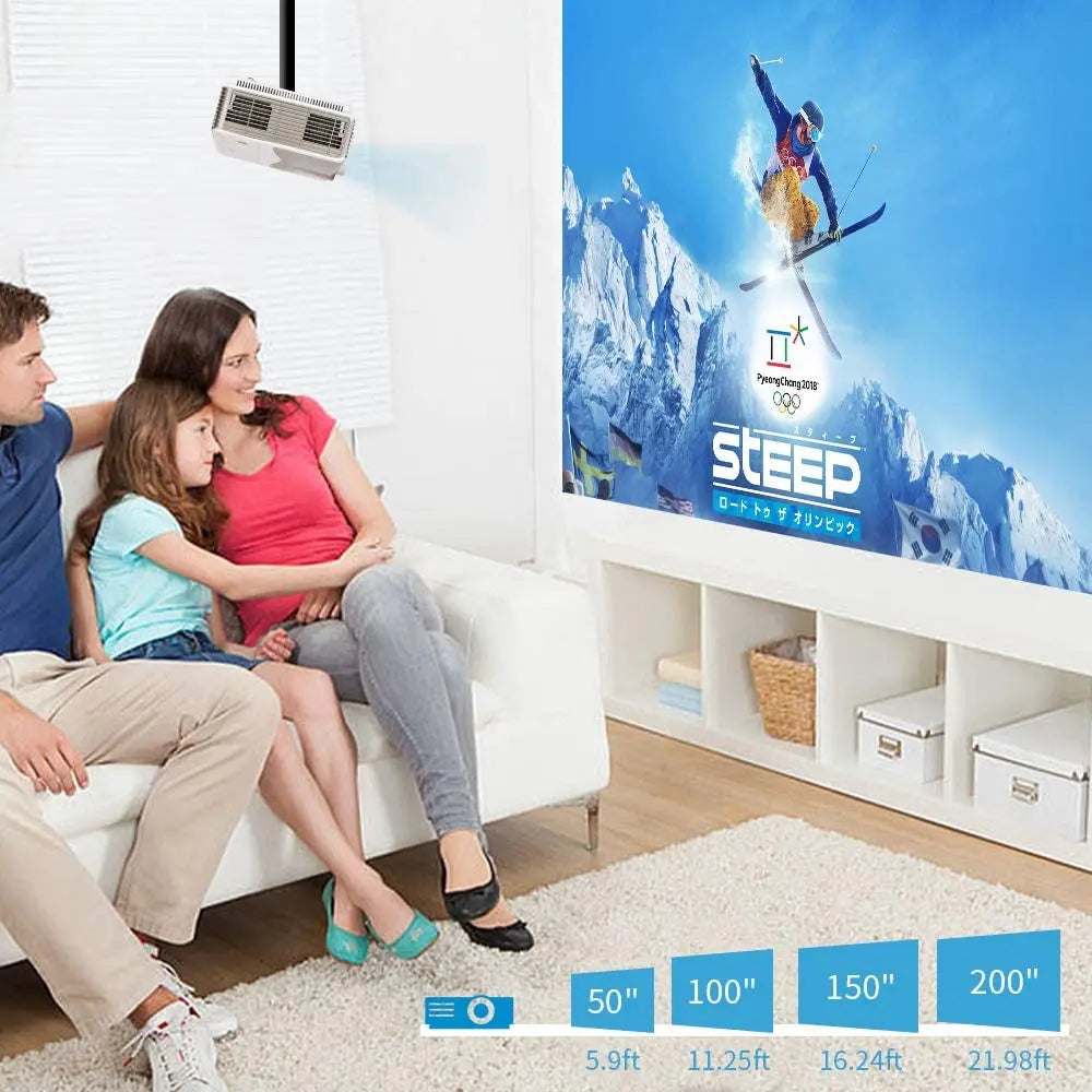 Android 4K Smart Home Theater Projector 1920*1080P Wifi