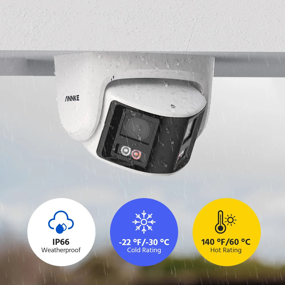 ANNKE Smart Home 180° 8MP DUO POE Dual Lens Outdoor Camera