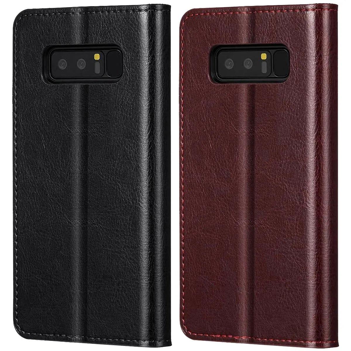 For Samsung Galaxy Note 8 Phone Leather Case Shockproof Wallet Card Slot Pouch Holder Kickstand Flip Cover