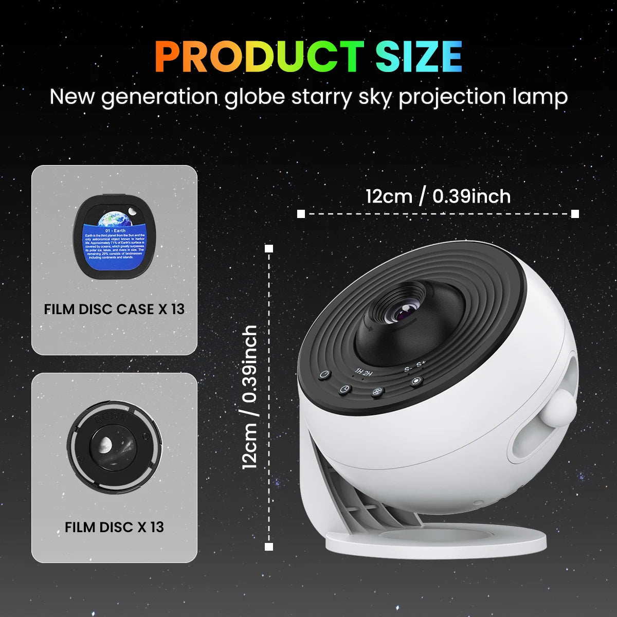 Mexllex 2025 HD Image Planetarium Galaxy Starry Projector