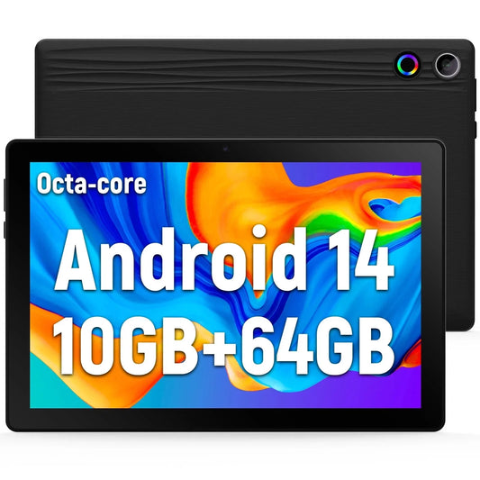 Android 14 Tablet 10 Inch Octa Core 64GB WiFi 6