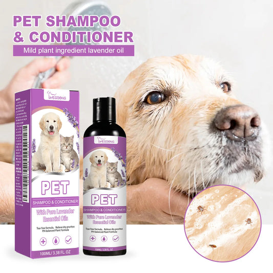 Yegbong 100ml Pet Shampoo Conditioner For Cat Dog Hair Softening
