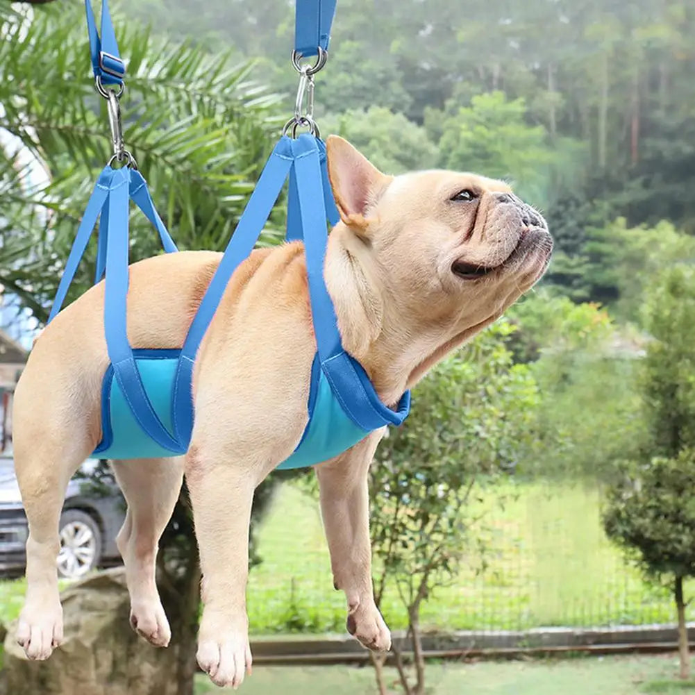 Pet Grooming Hammock Breathable Grooming Harness Set