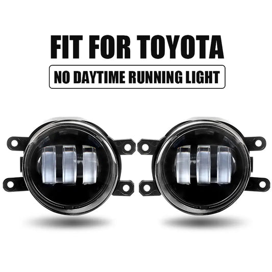 3 inch LED Fog Light 30W 6000K White Flat Driving Beam Off Road Driving Lamp For Toyota 4Runner Avalon Camry Corolla Highlander