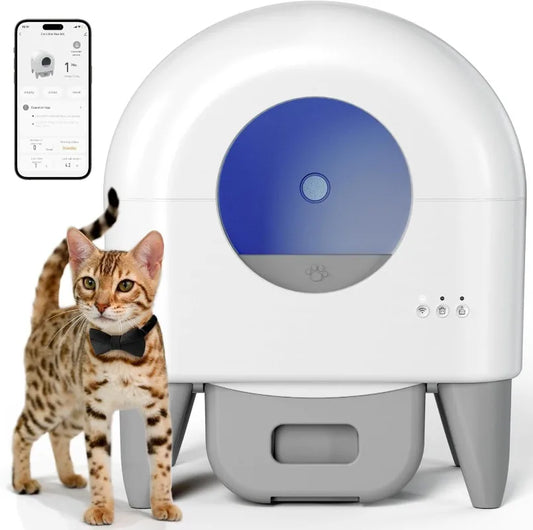 Self Cleaning Litter Box, 95L Automatic Cat Litter Box
