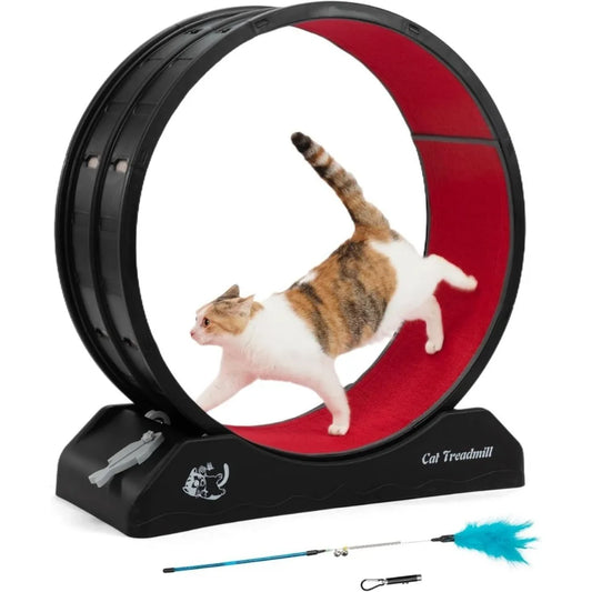 Cat Exercise Wheel Cat Treadmill with Locking Mechanism