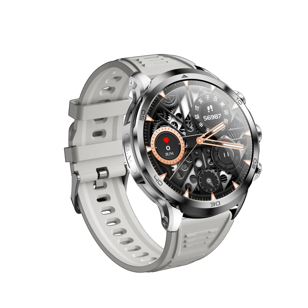 H19 Smart watch 1.95inch Amoled Smartwatch With 190° Rotary Camera NFC GPS WIFI Inset Sim Card Video Calling App Store Download