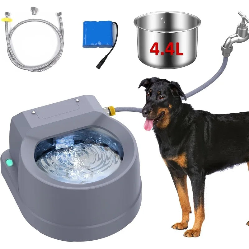 Dog Water Fountain Auto Filling Dog Water Dispenser 3.9L Bowl