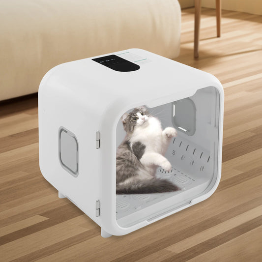 Pet Grooming Hair Dryer Box Adjustable Wind and Temperature Uv Sterilization Cabinet