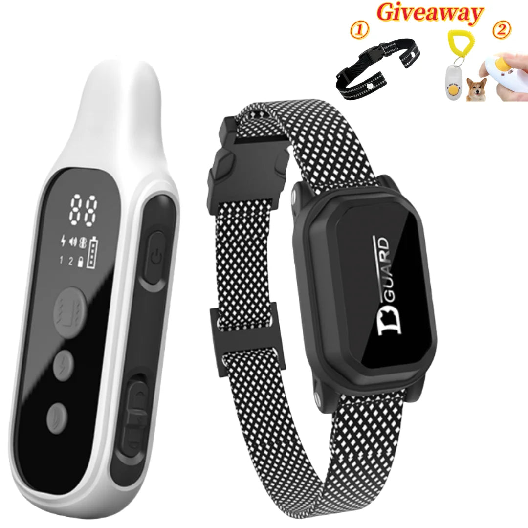 800m Digital Dog Training Collar Waterproof Rechargeable Remote Control Pet with LCD Display