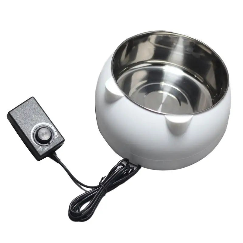 Heat Pet Bowl Food Winter Heated Feed Cage Bowl Thermostat