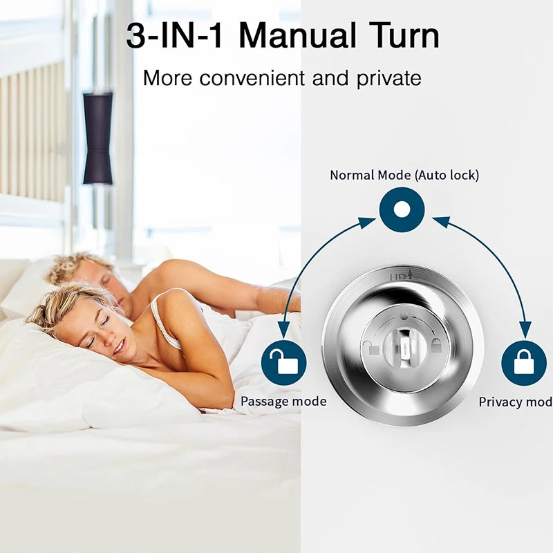 CIEPOJIET Fingerprint Lock for Tuya Smart Lock Bluetooth