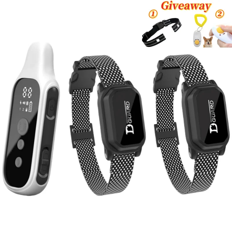 800m Digital Dog Training Collar Waterproof Rechargeable Remote Control Pet with LCD Display