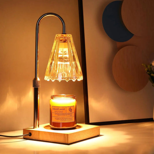 Lightess Candle Warmer Lamp with Timer Dimmer 2 Bulbs