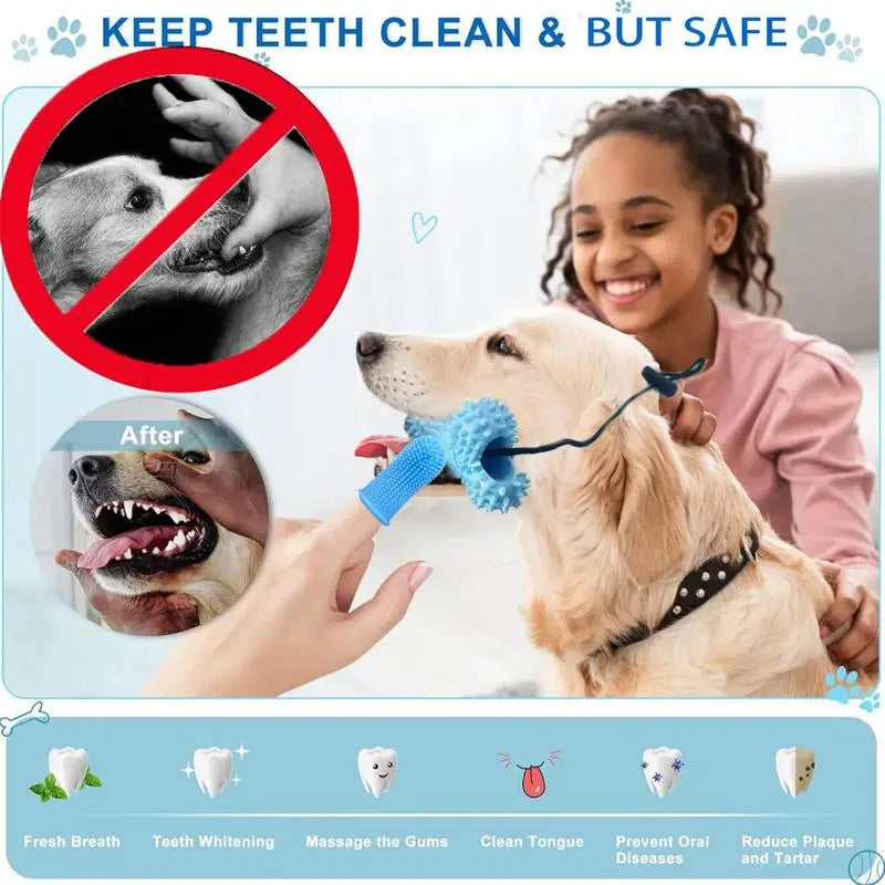Dog Finger Toothbrush Cat Toothbrush Puppy Tooth Brushing Kit