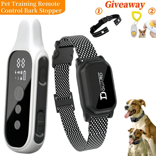 800m Digital Dog Training Collar Waterproof Rechargeable Remote Control Pet with LCD Display