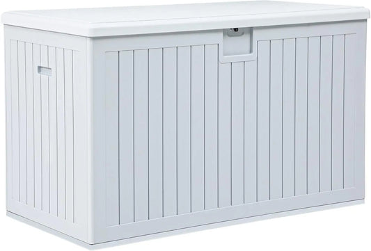 XXL 230 Gallon Large Deck Box,Outdoor Storage for Patio Furniture Cushions,Garden Tools with Flexible Divider,Waterproof,