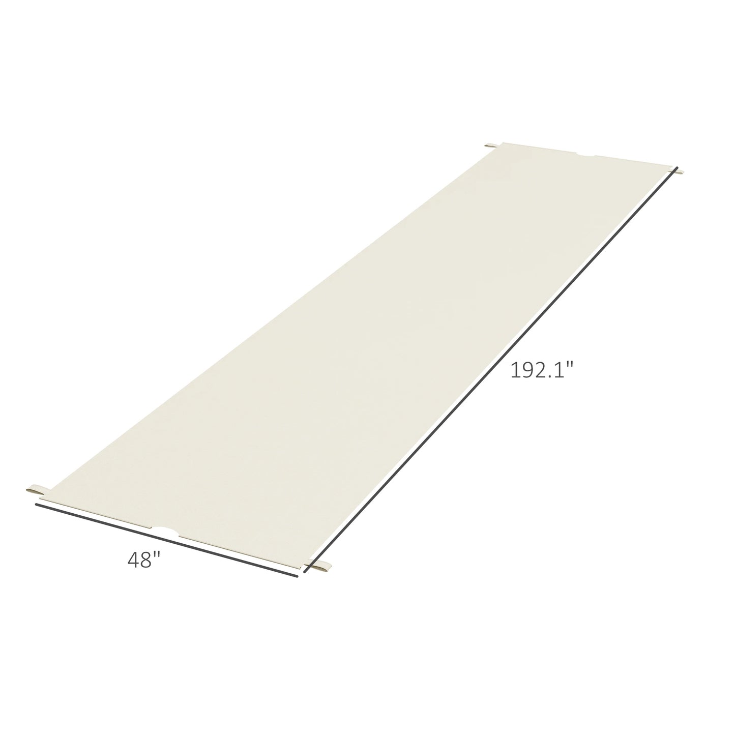 Outsunny 2 Pcs Pergola Shade Cover, Pergola Canopy for 10 X 11.8ft Pergola