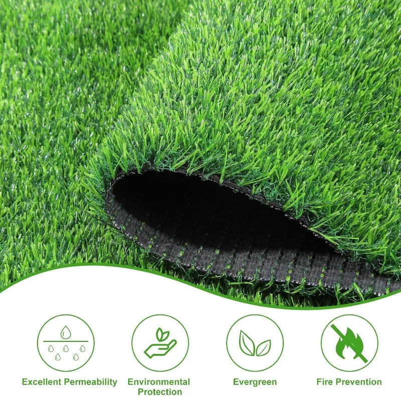 Artificial Grass Door Mat, 30 X 18 Inches,Professional Fake Grass Pee Pad for Dogs Potty Training,Turf Grass for Patio Home Area