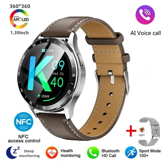 2024 New Bluetooth Call Smart Watch High End Men's Multi Sport Mode NFC IP67 Waterproof Fitness Women's Electronic Watch