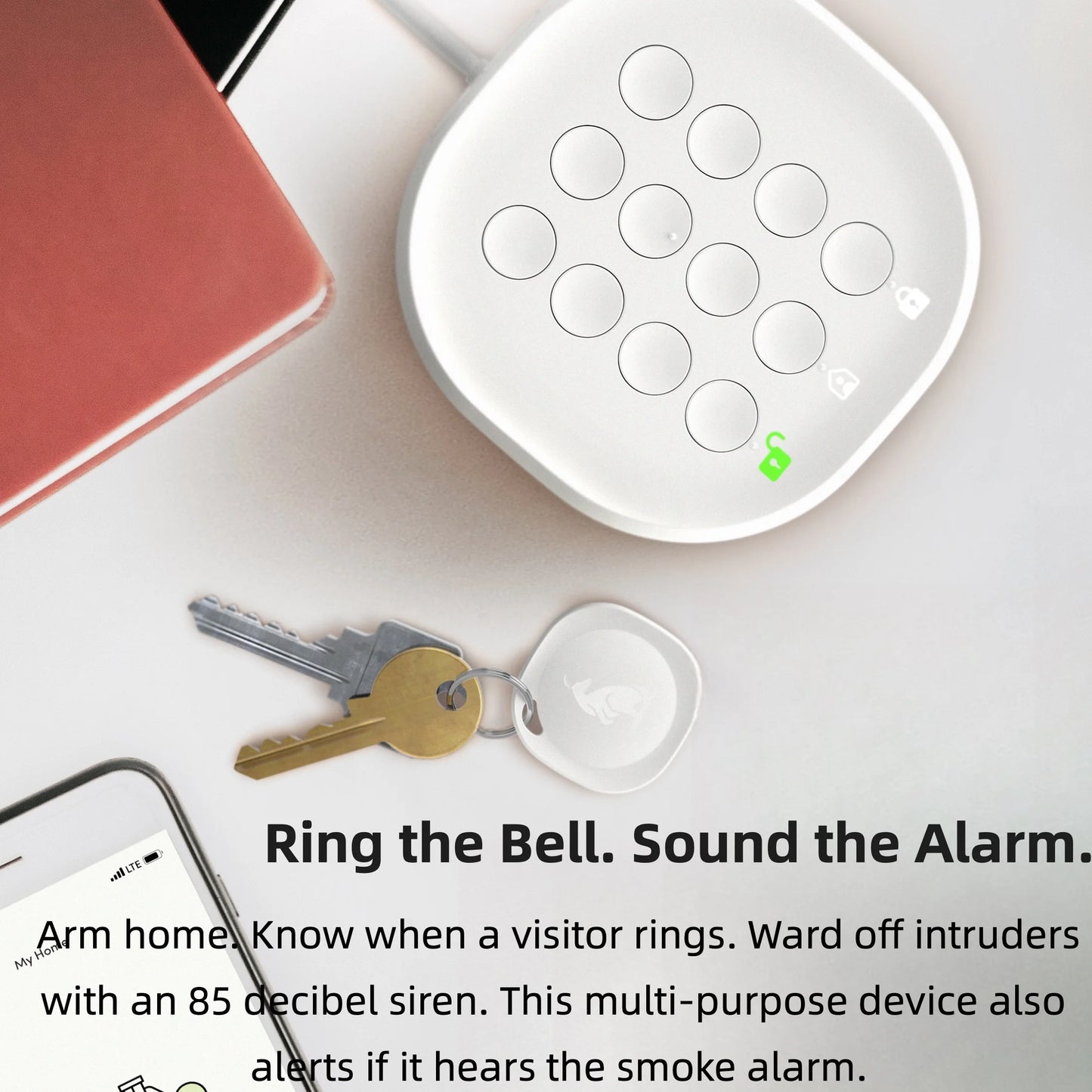 7 Ps Wifi Smart Home Alarm Kit with Water Leak and Motion Alerts