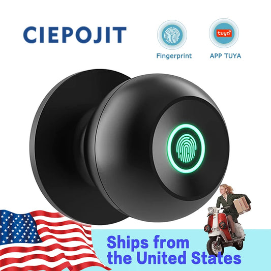 CIEPOJIET Fingerprint Lock for Tuya Smart Lock Bluetooth
