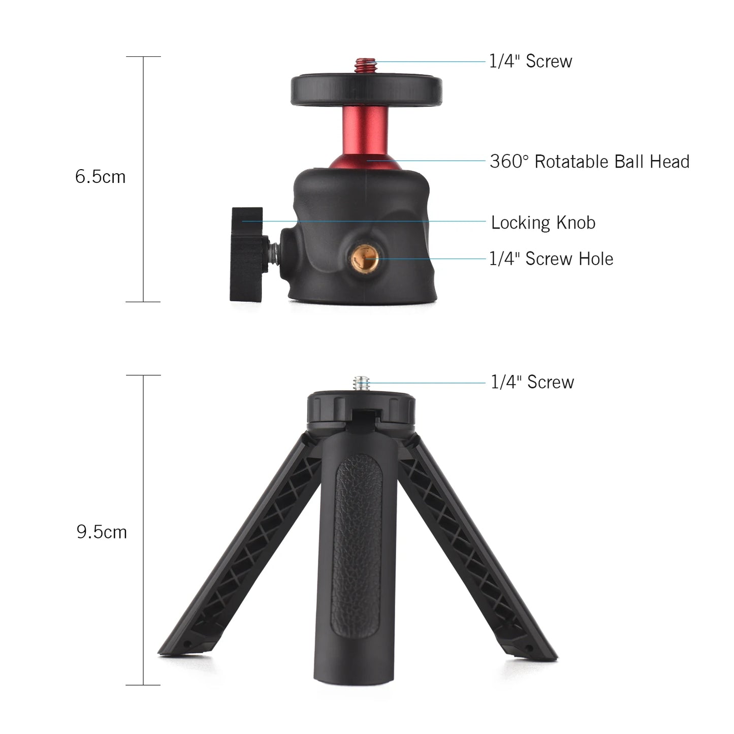 Andoer Smartphone Video Kit Including Universal Phone Tripod